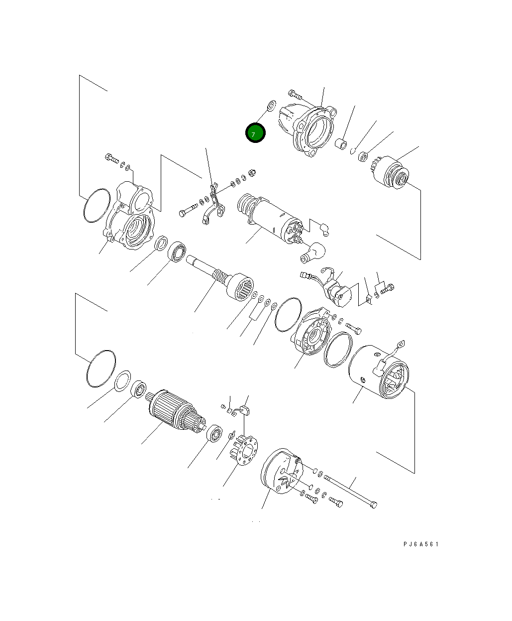 Крышка KD0-23761-0100 Komatsu