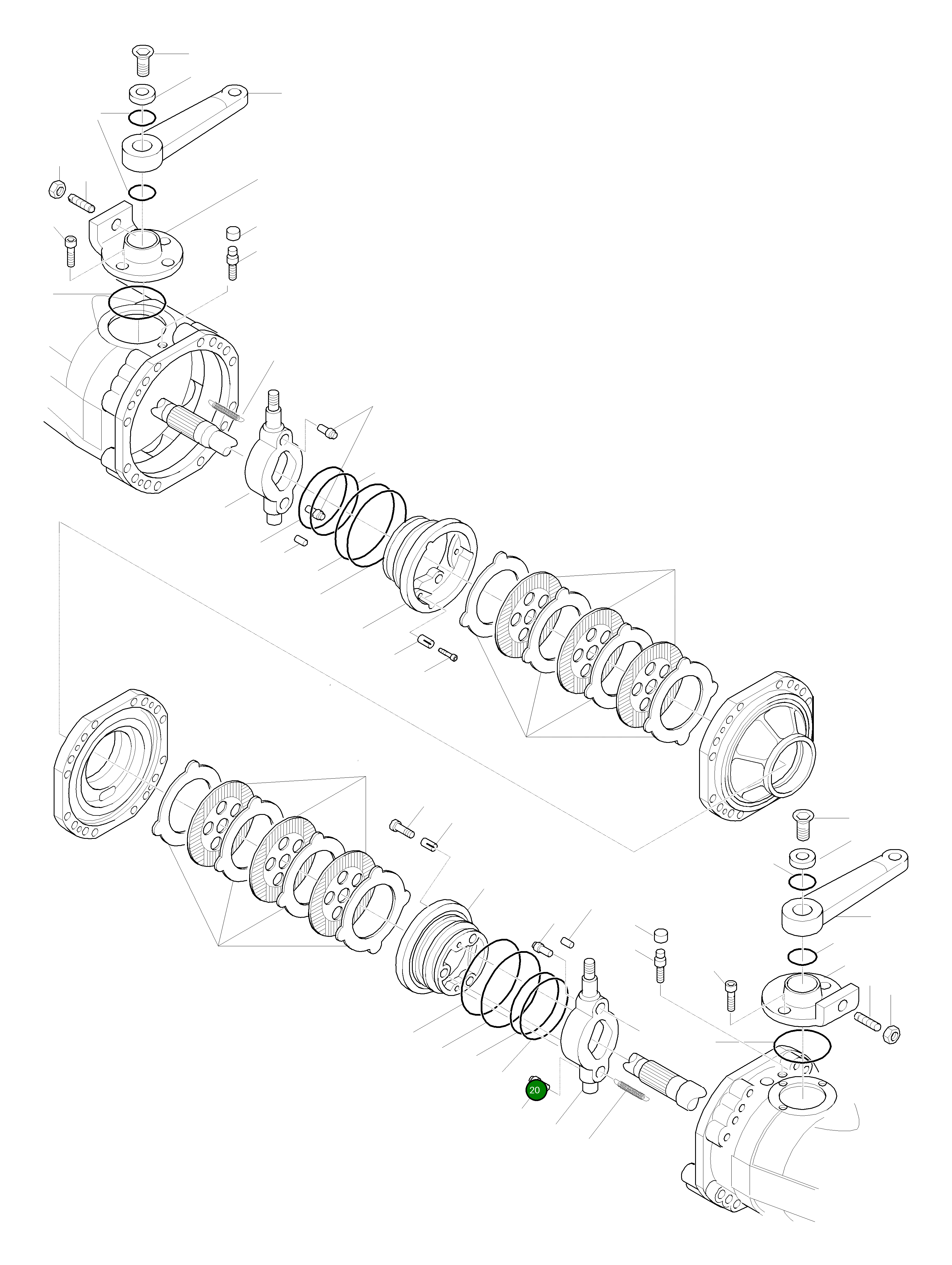 Рычаг 42W-23-H0P29 Komatsu