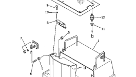 Крышка 2691-1-35610 Komatsu