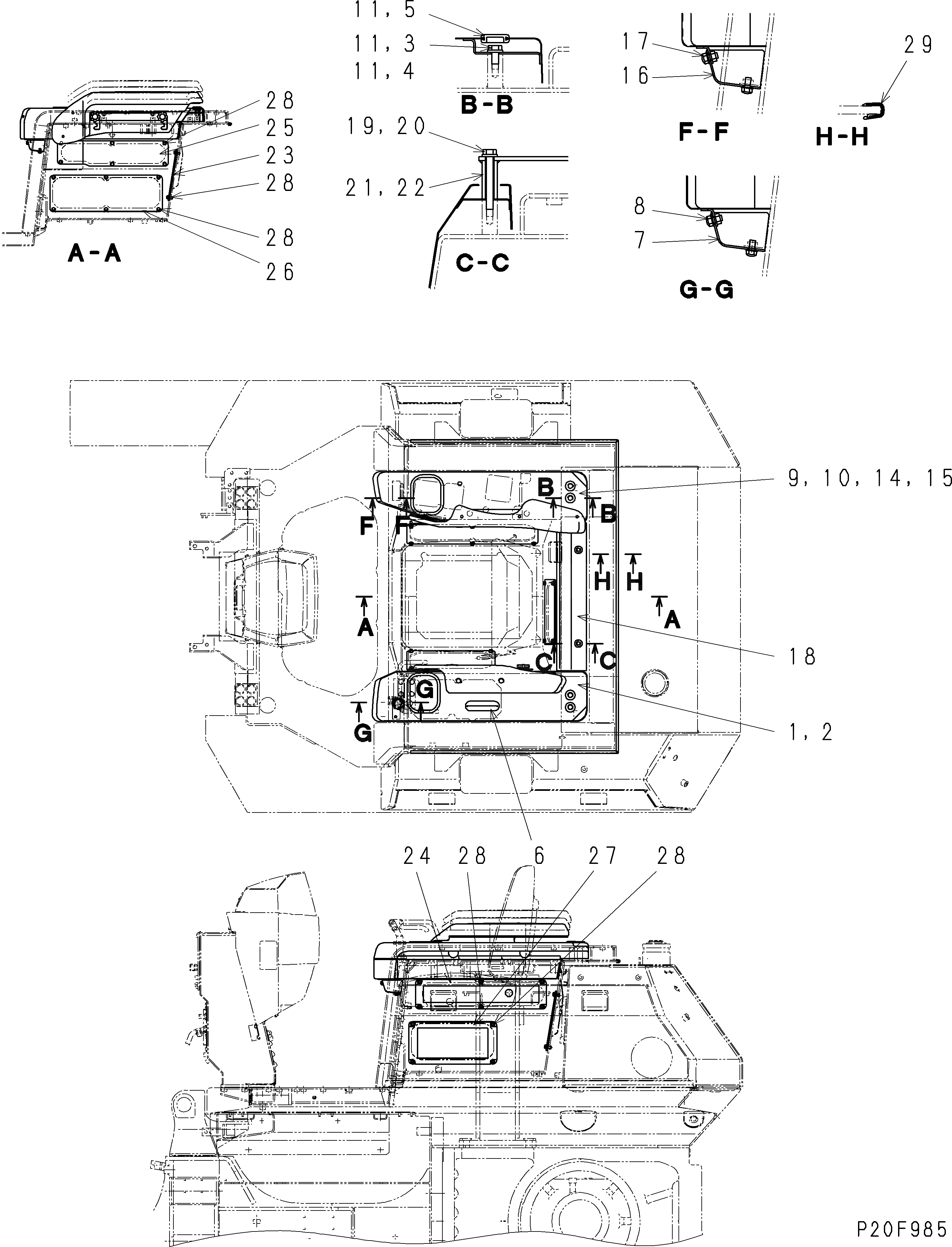 Крышка 134-977-1440  Komatsu