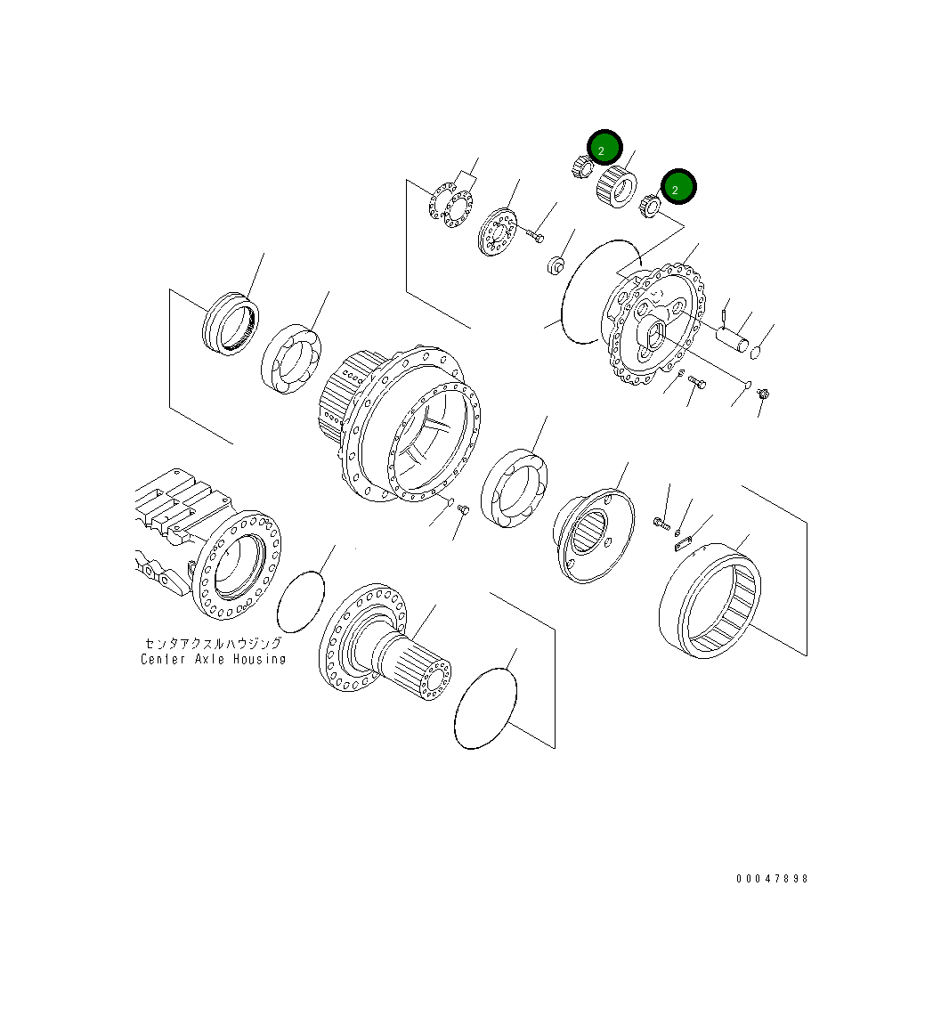 Подшипник 423-22-12811 Komatsu