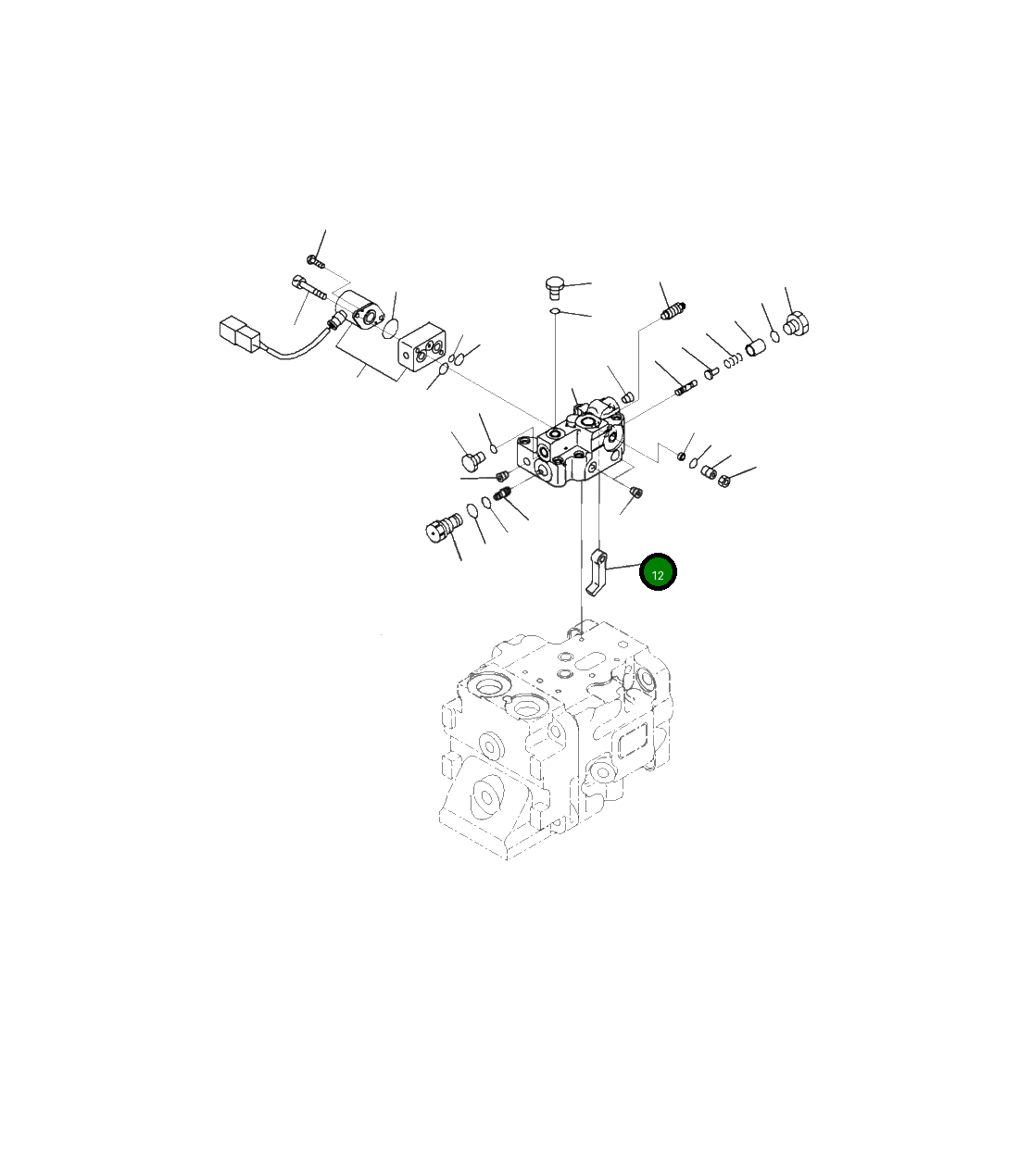 Рычаг 708-1S-15270 Komatsu