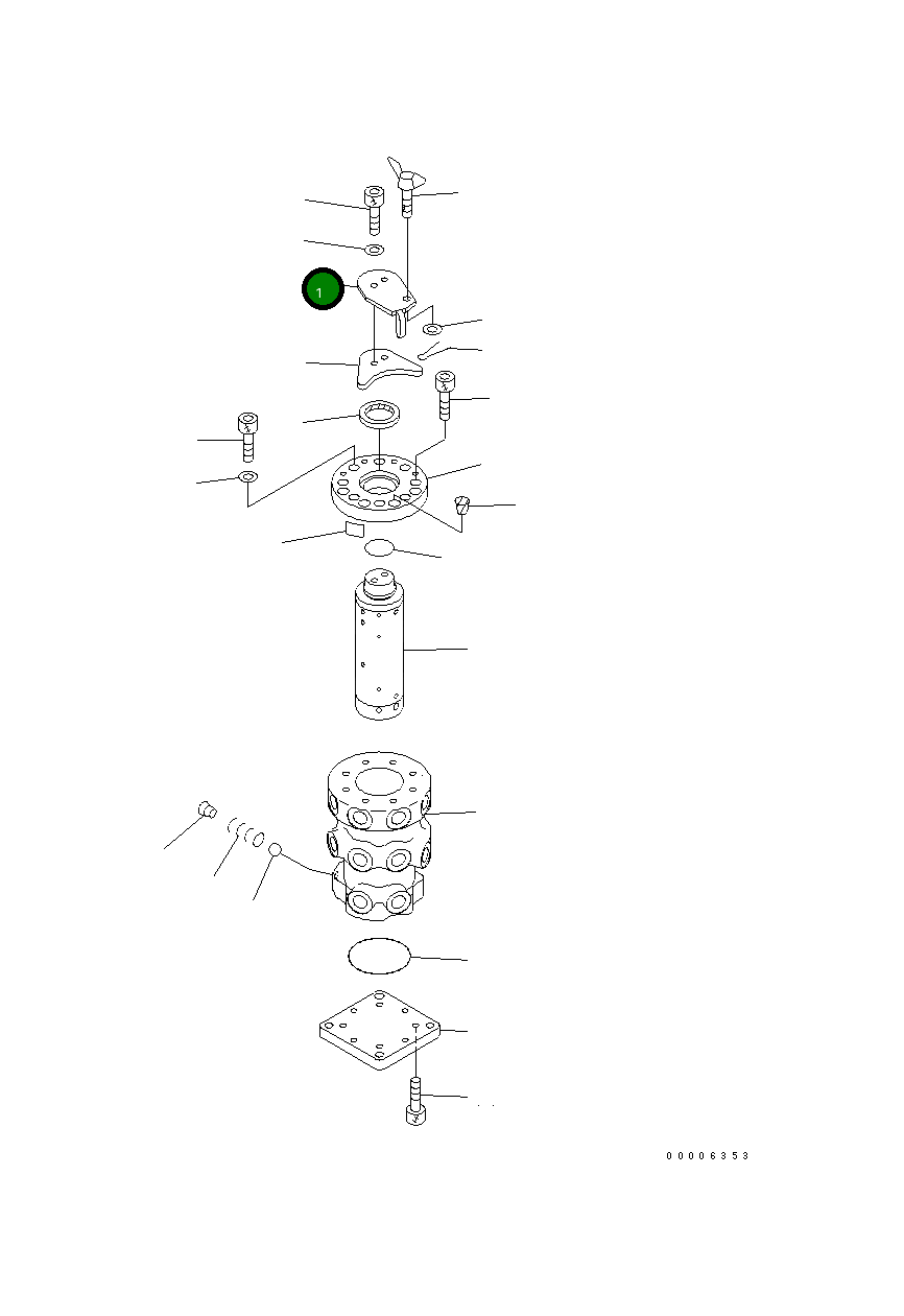 Рычаг 21U-62-34573 Komatsu
