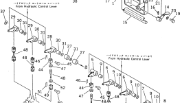 Вал 233-43-28670 Komatsu