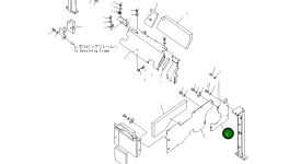 Крышка 21M-54-22581 Komatsu