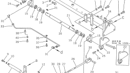 Рычаг 195-43-24421 Komatsu