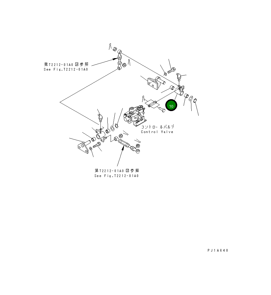 Рычаг 156-61-22160 Komatsu