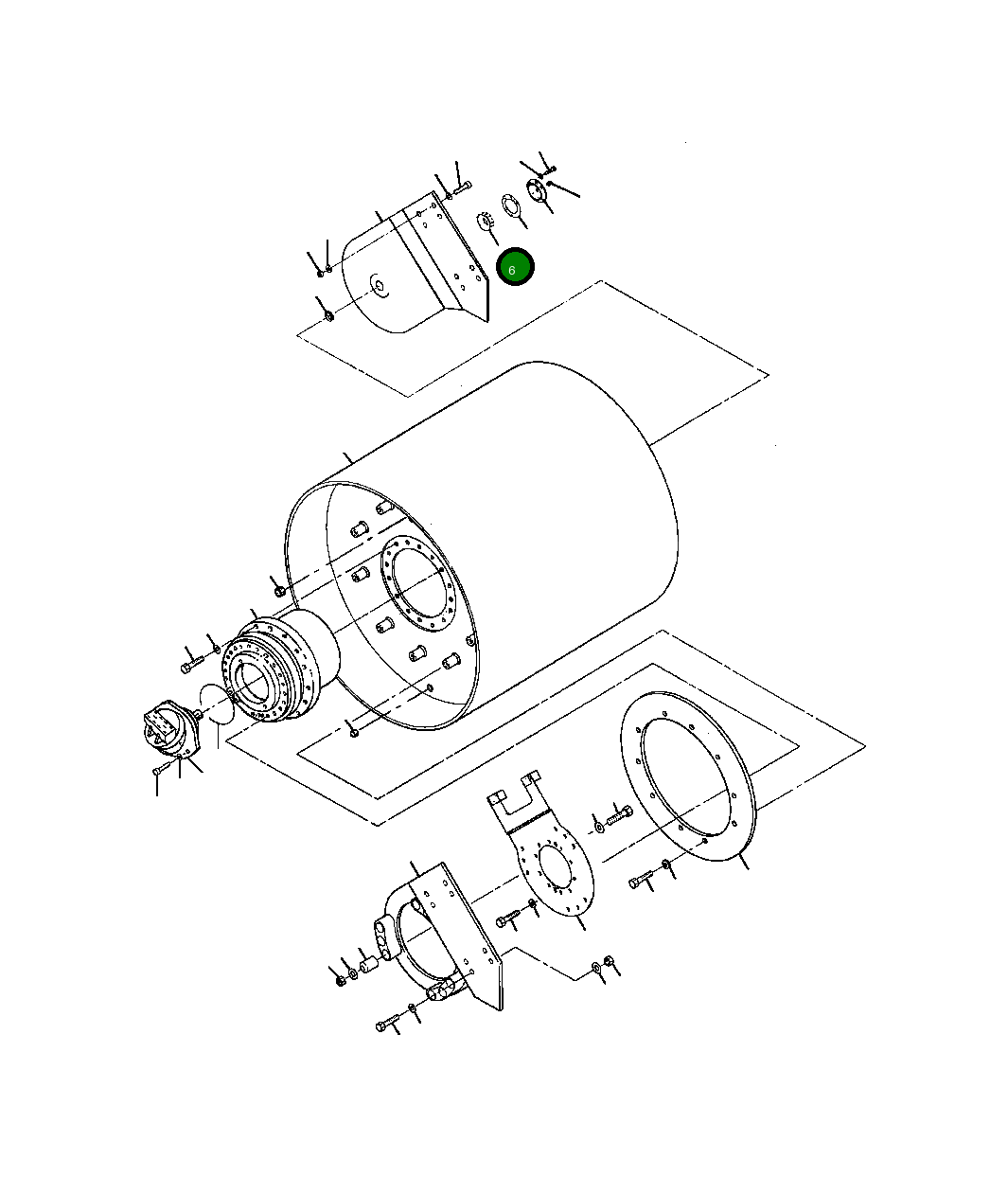 Подшипник 1232 228 H1 Komatsu