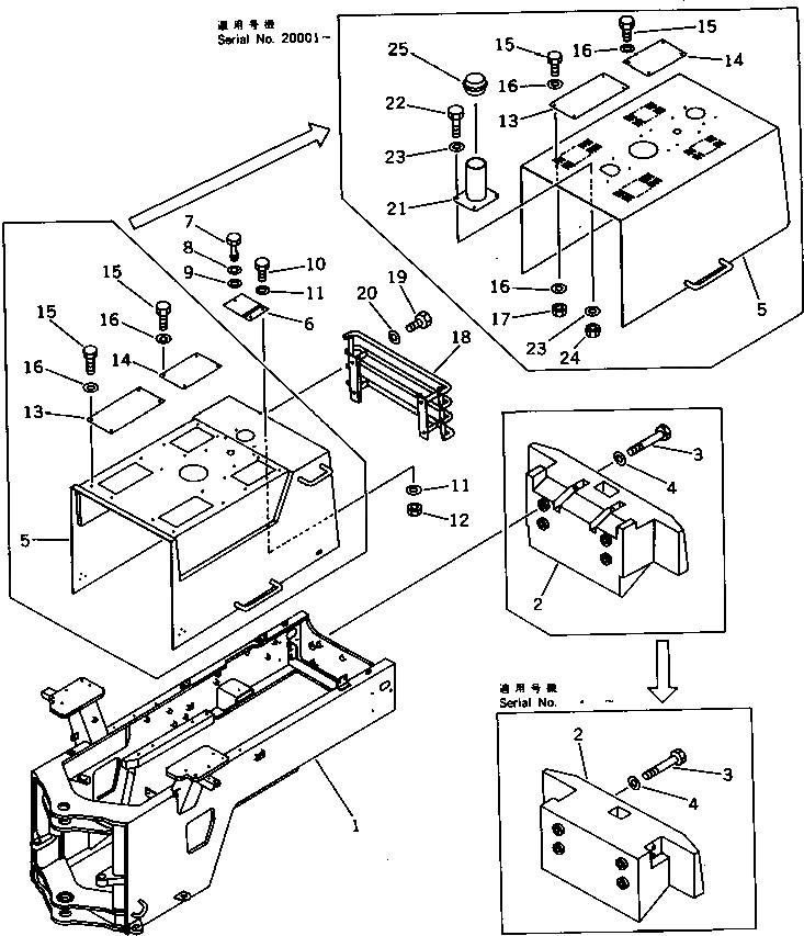 Крышка 419-U82-1410 Komatsu