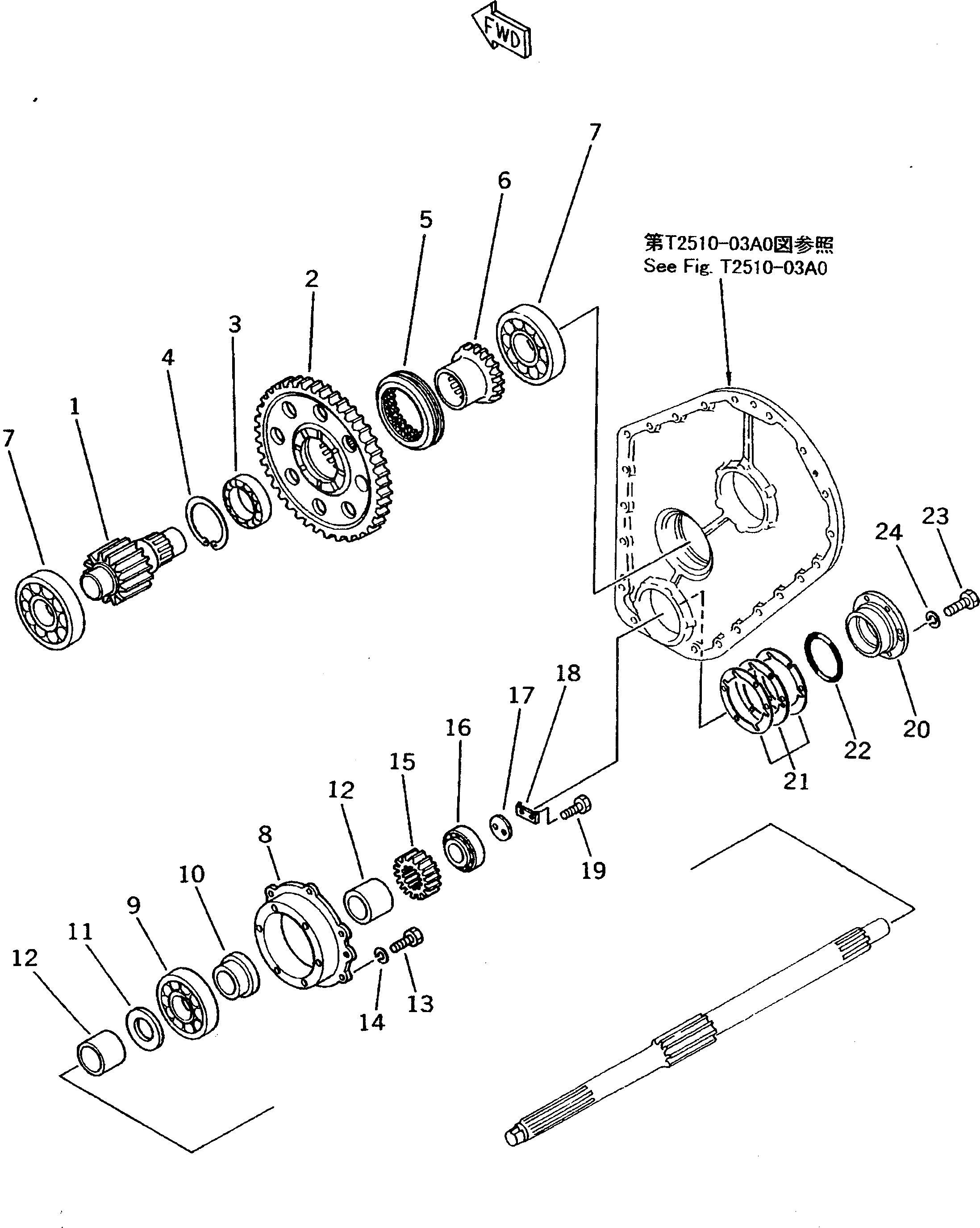 Подшипник 130-961-2610 Komatsu