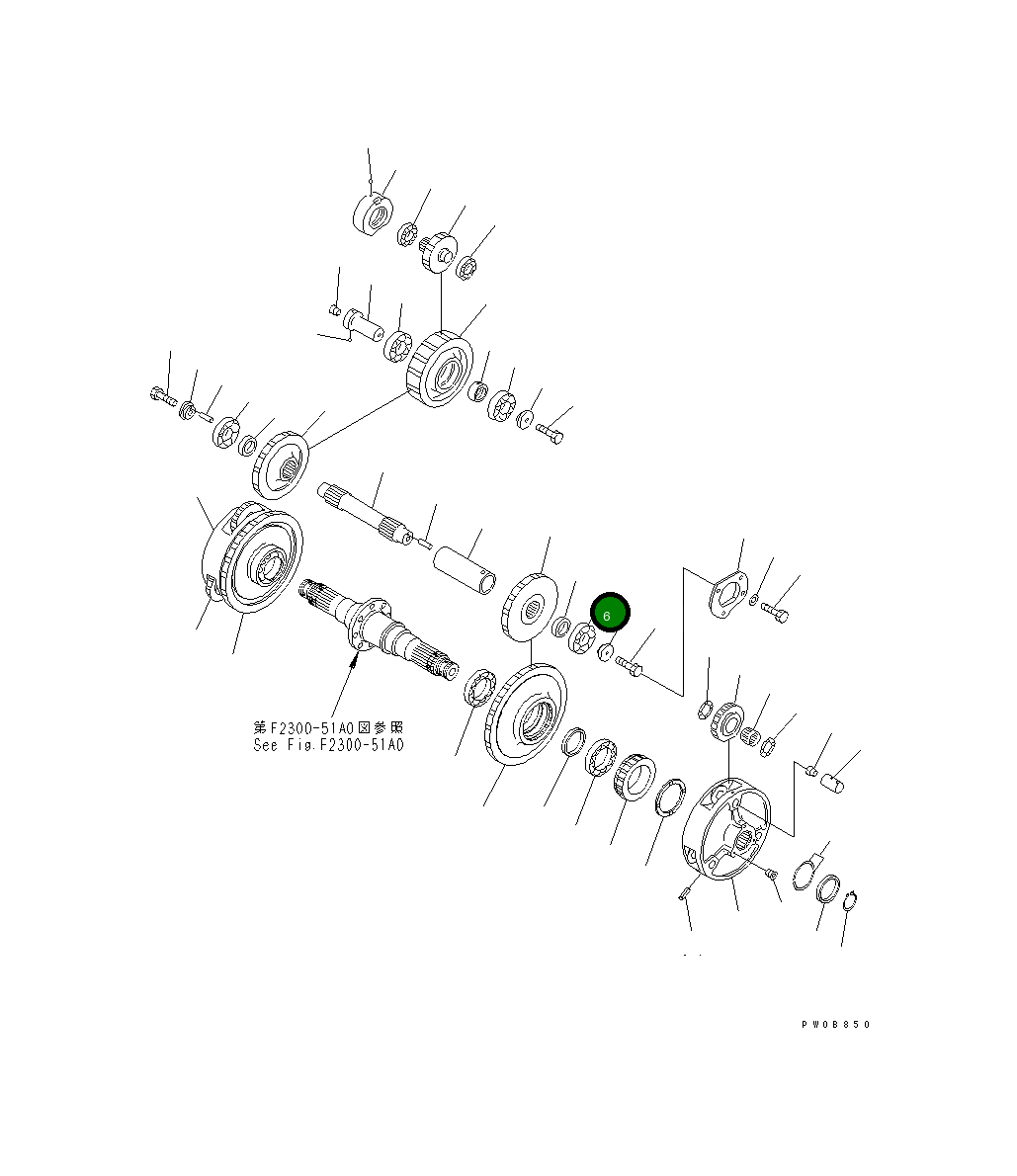 Подшипник 06040-06309  Komatsu