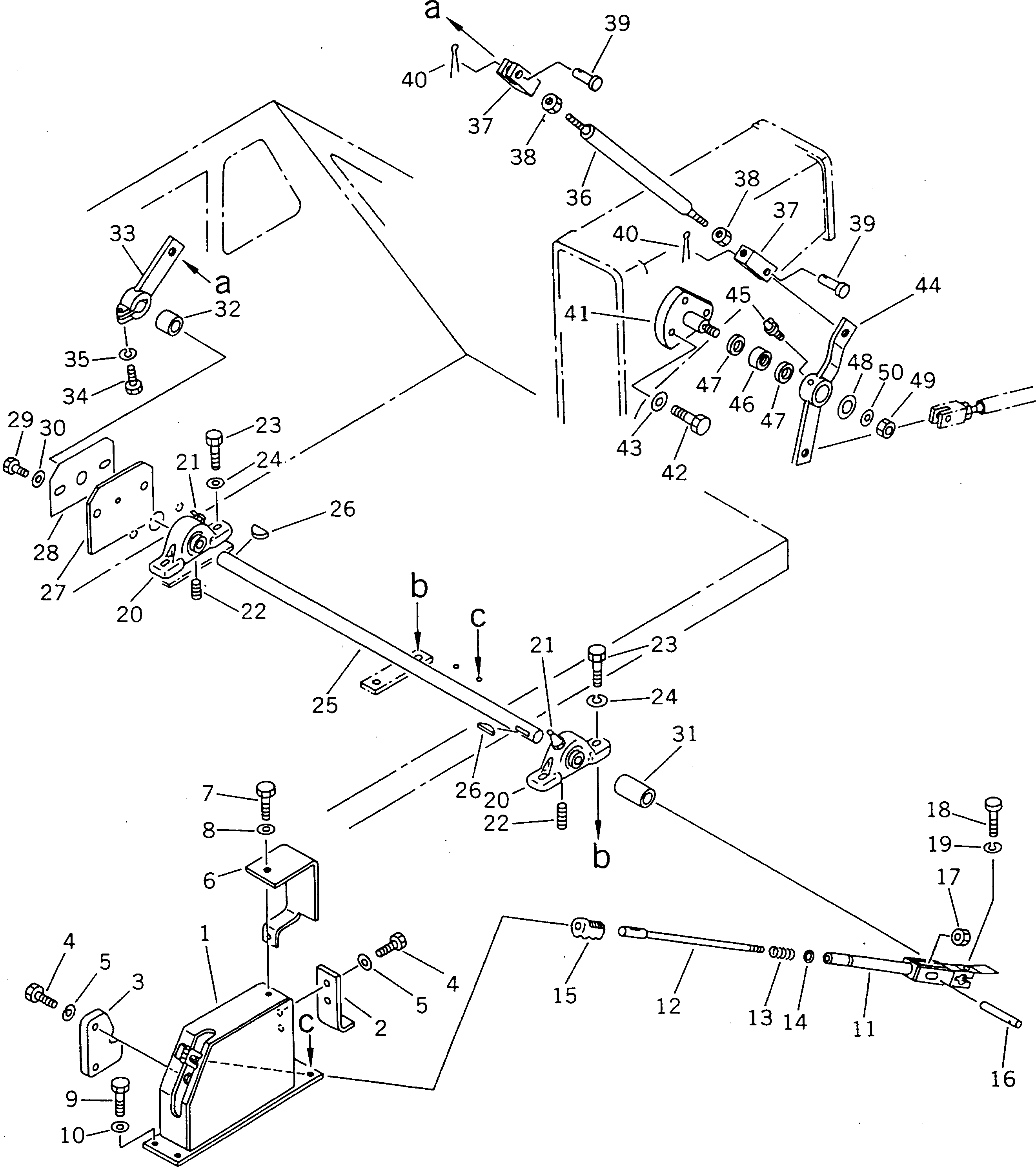 Рычаг 566-43-43411 Komatsu