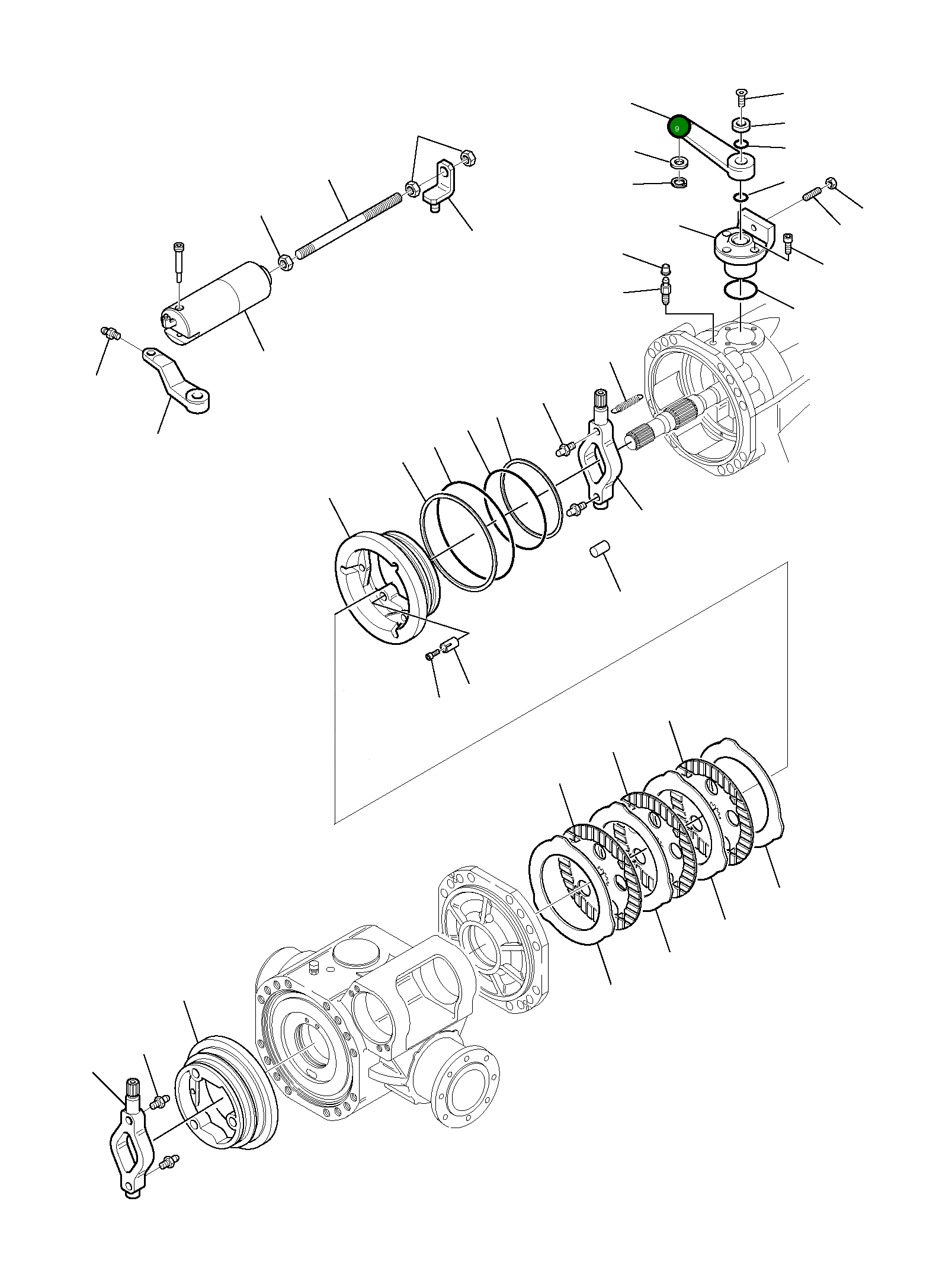 Рычаг 226-22-12010 Komatsu