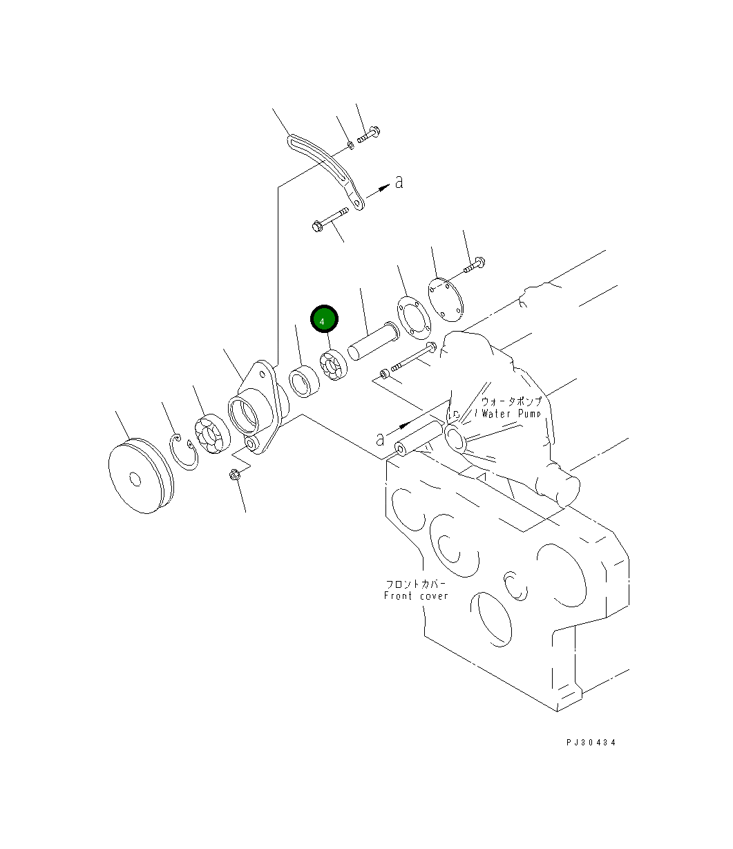 Подшипник 06000-06004  Komatsu