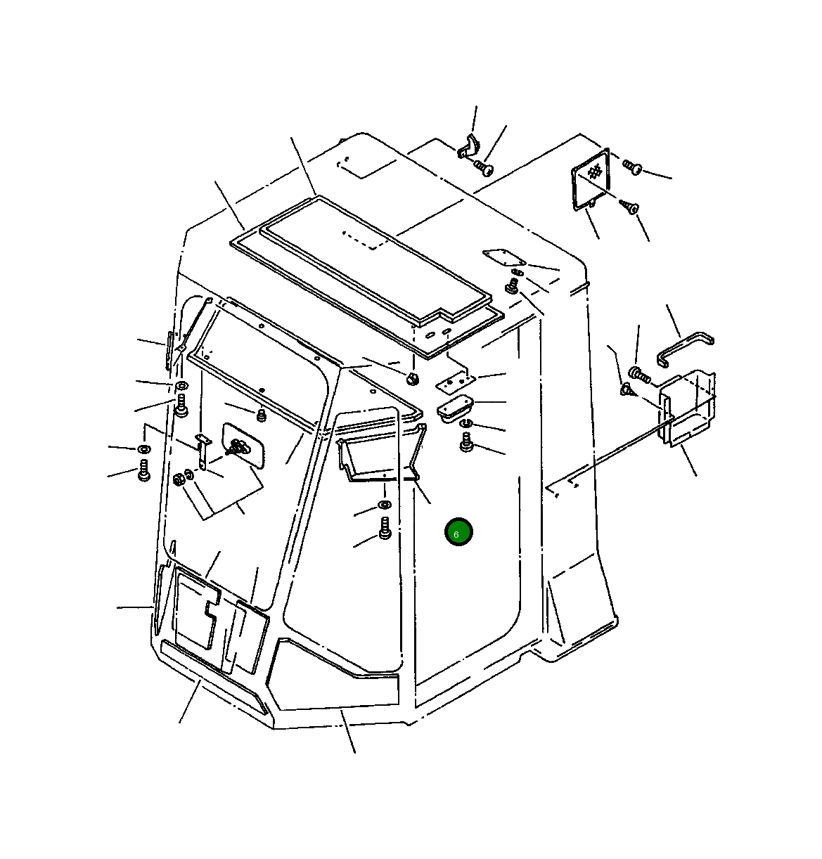 Крышка, LH 419-926-1311 Komatsu