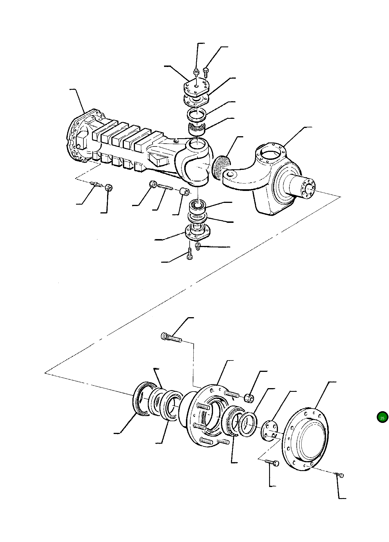 Крышка HU2960651 Komatsu