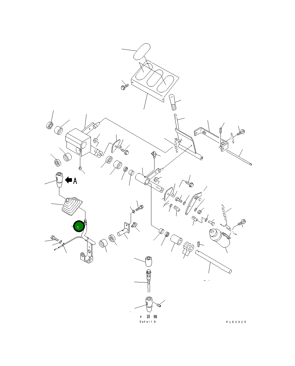 Рычаг 425-V91-1111 Komatsu