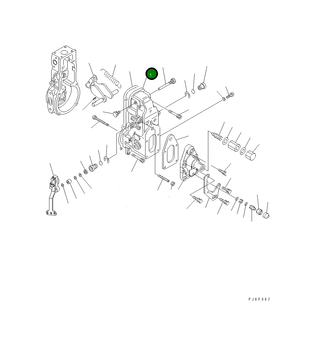 Крышка DK154022-8720 Komatsu