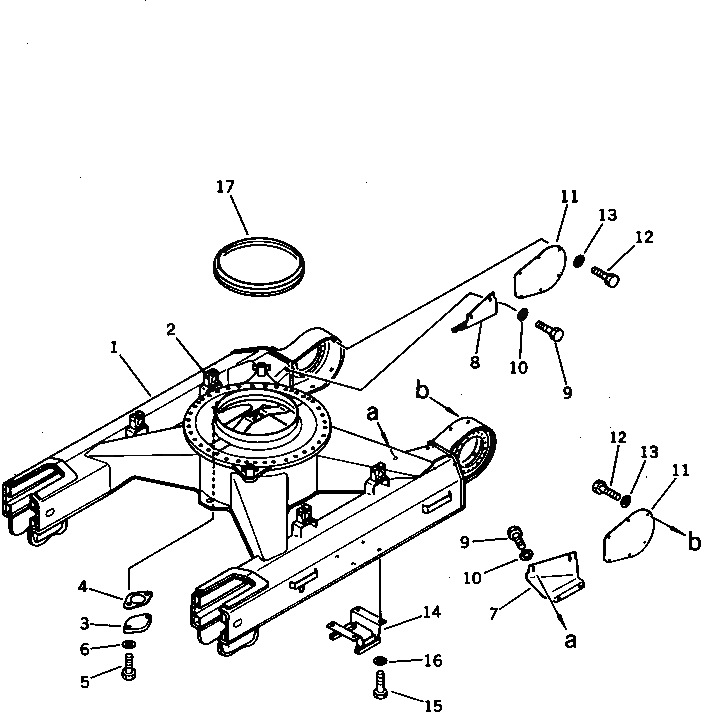 Крышка 207-30-31151  Komatsu