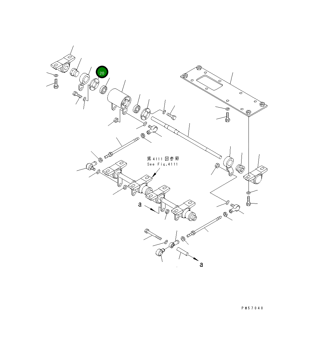 Рычаг 277-43-52310 Komatsu