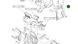 Крышка,L.H 195-54-66233 Komatsu
