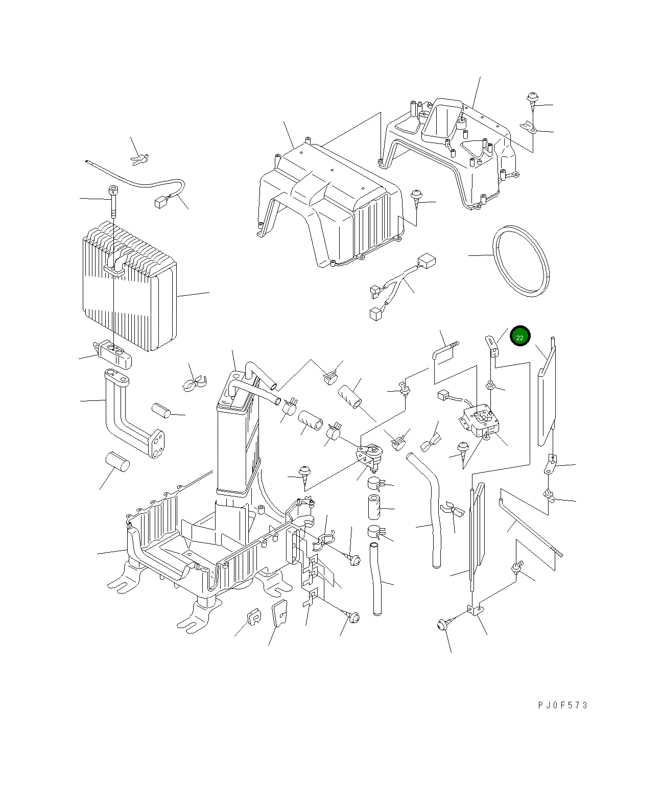 Рычаг ND017732-3051 Komatsu