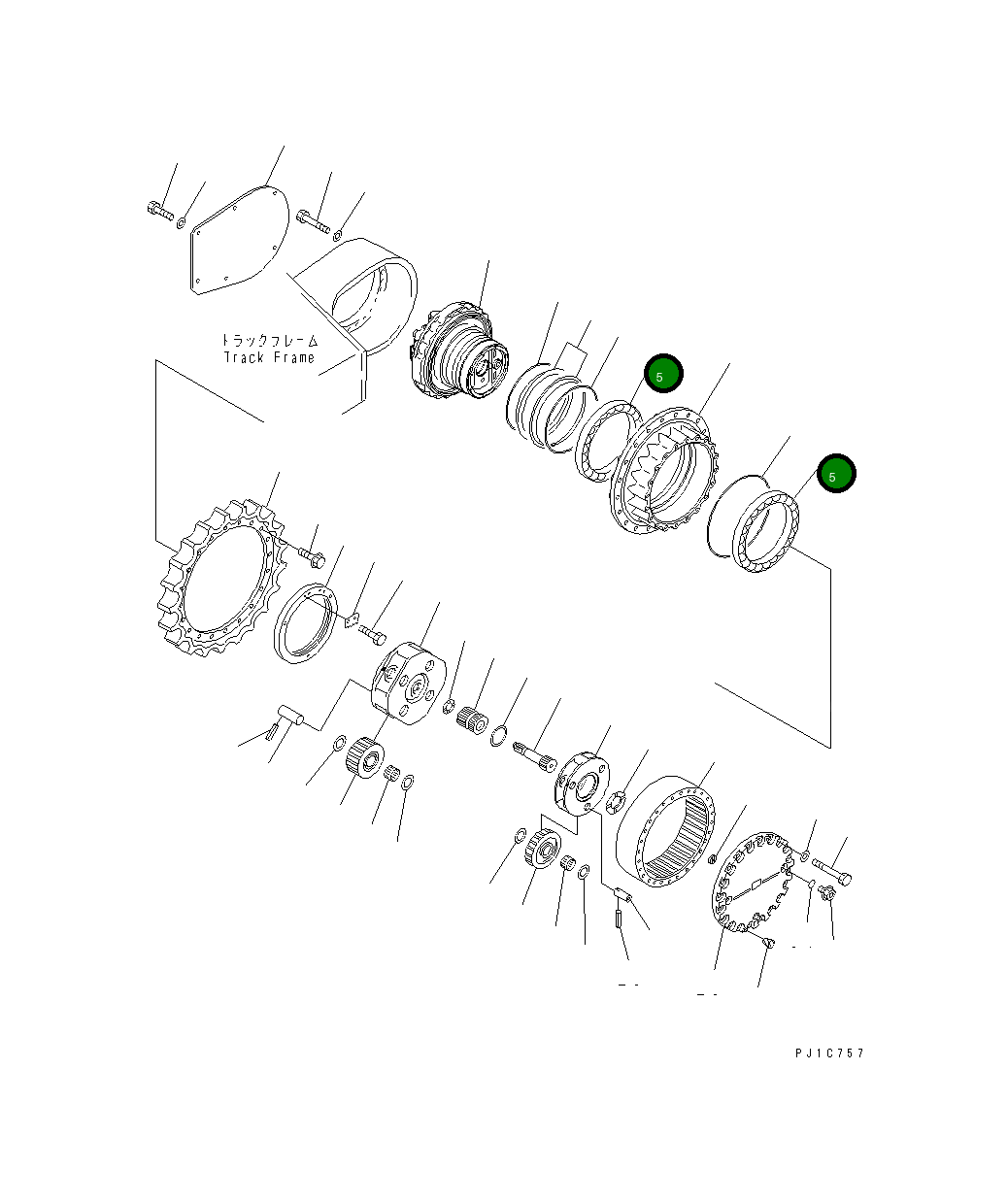 Подшипник 207-27-71731 Komatsu