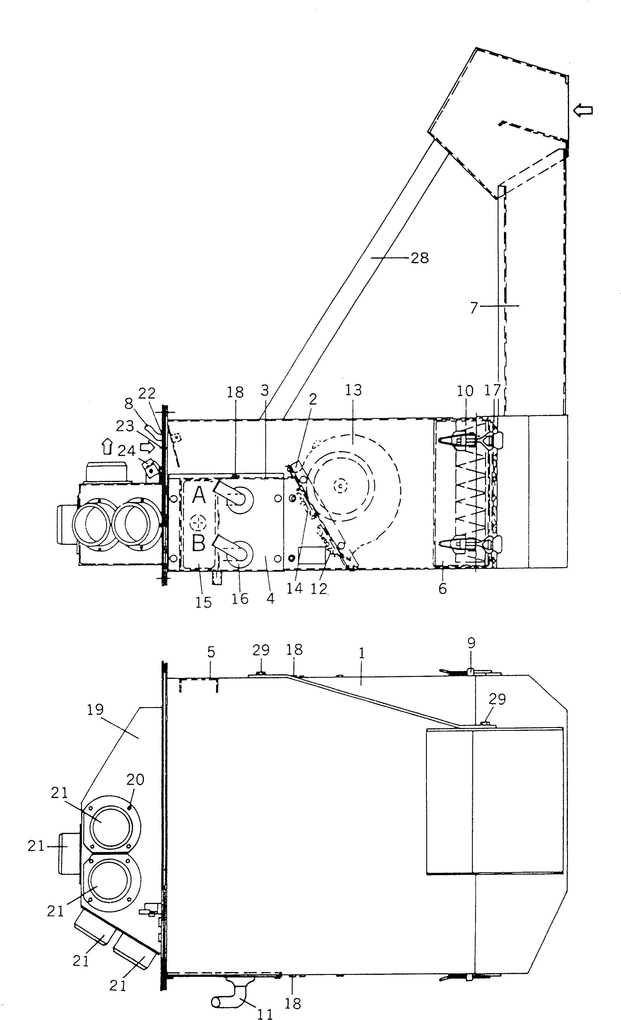 Крышка BW057597 Komatsu