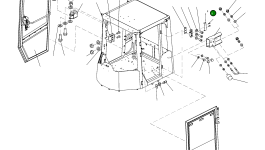 Крышка 423-56-H3B90 Komatsu