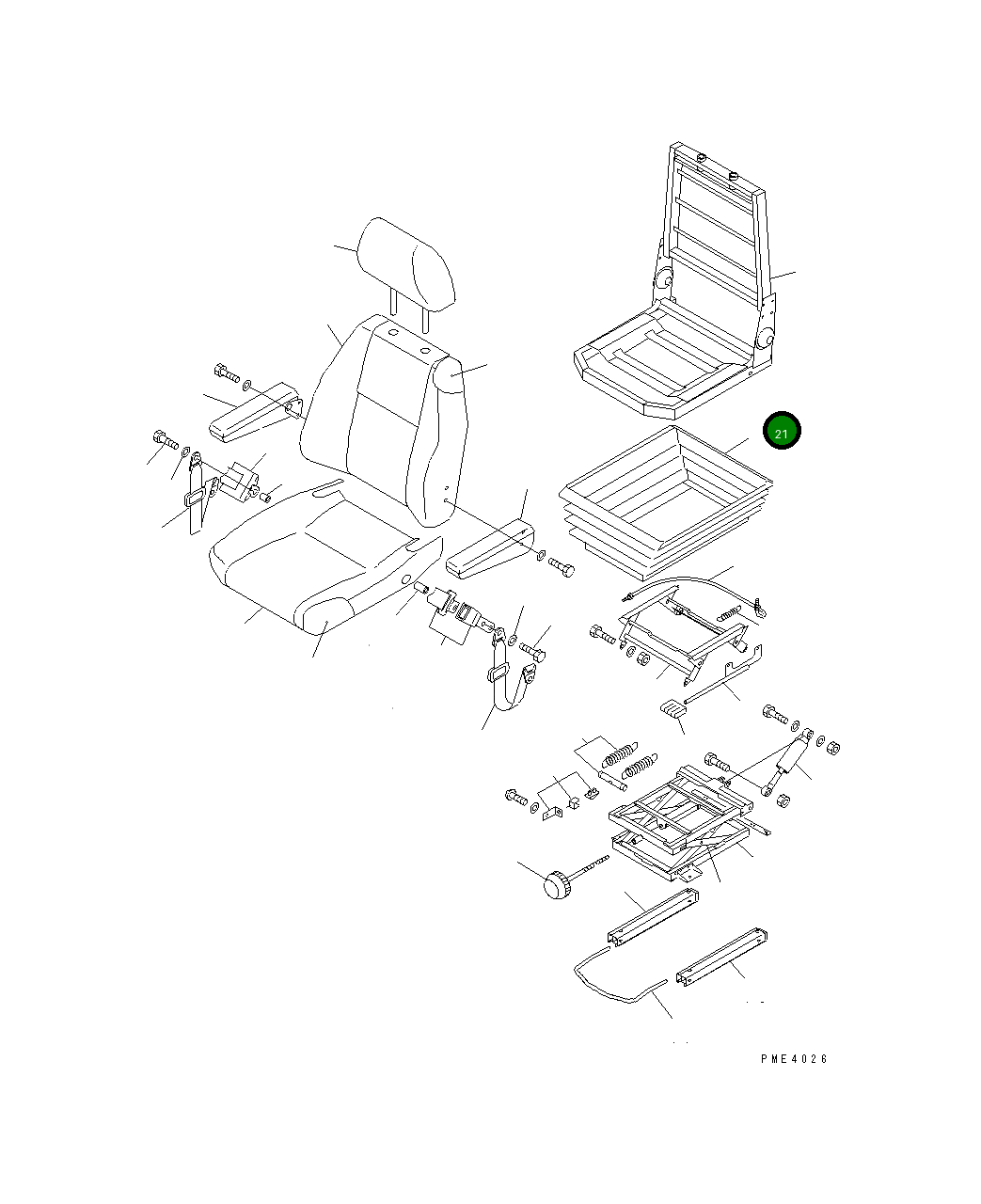 Крышка KIT BS162047 Komatsu