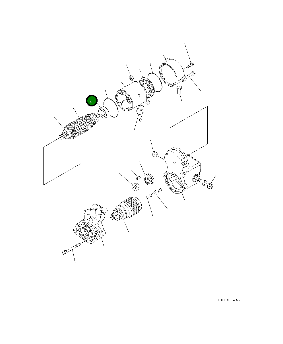 Подшипник 460-085 Komatsu