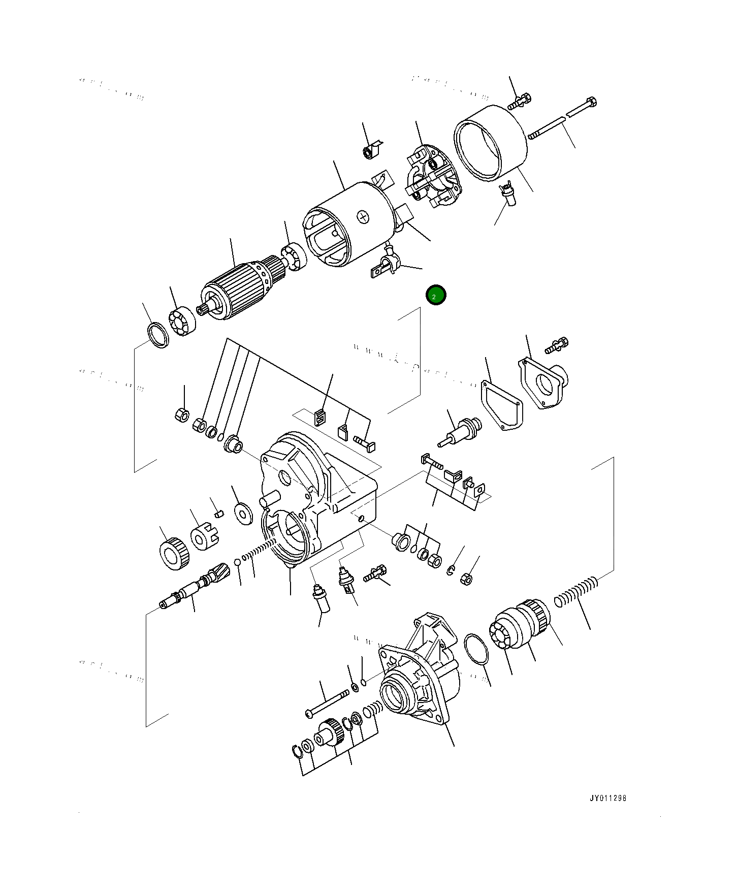 Крышка ND0280620130 Komatsu