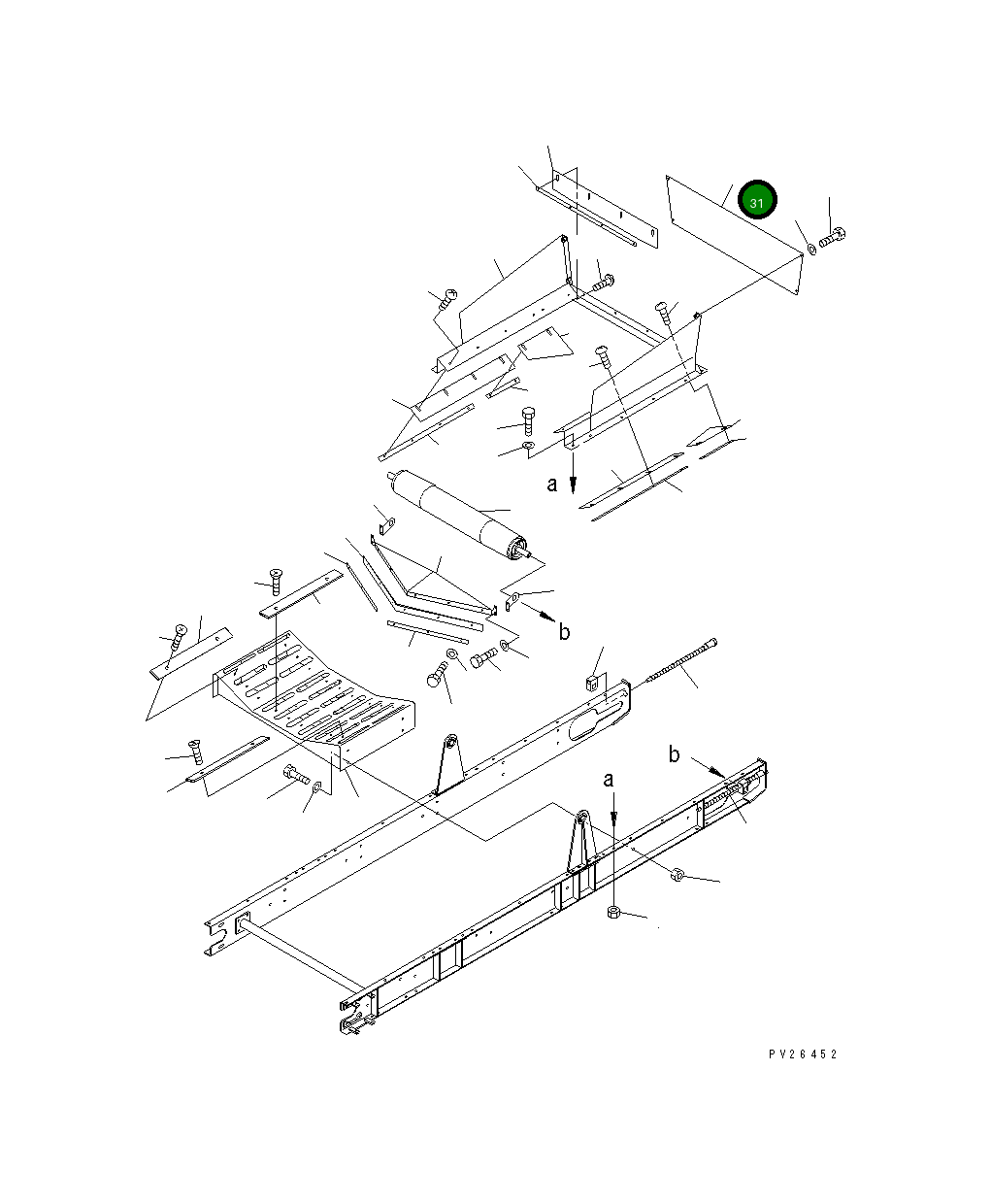 Крышка KWKKS-75-31431 Komatsu