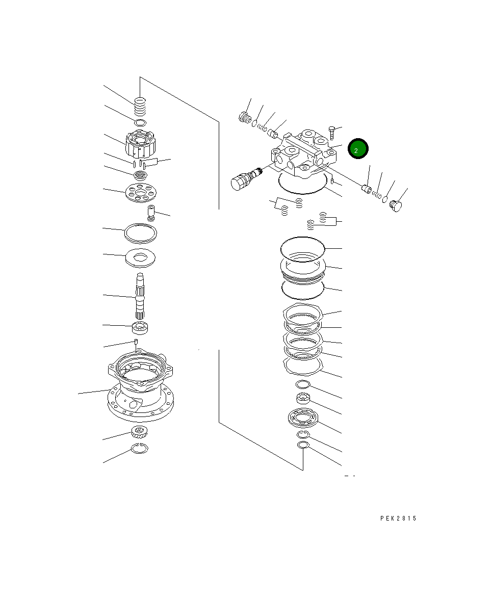 Крышка,END 708-7T-11660 Komatsu