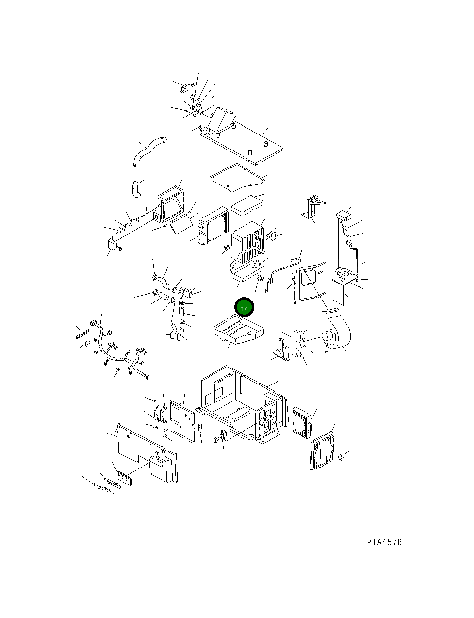 Крышка TW7024-0070 Komatsu