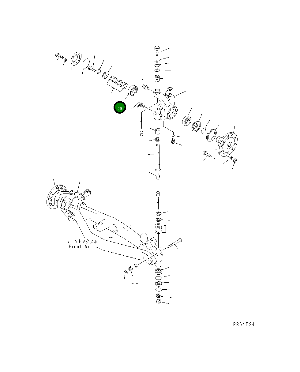 Подшипник 235-25-11540 Komatsu