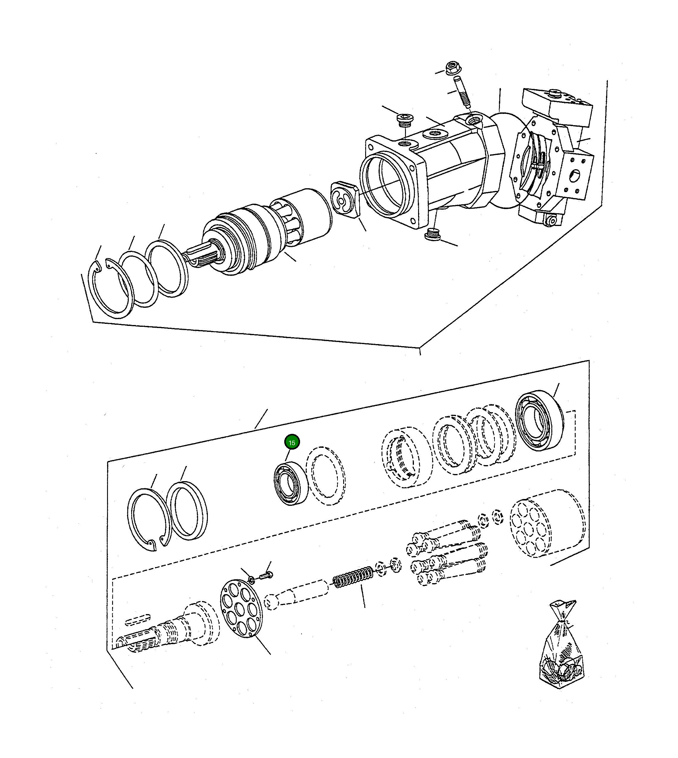 Подшипник 4920051M1 Komatsu