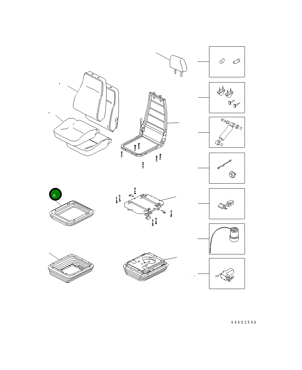 Крышка KIT AS190259 Komatsu