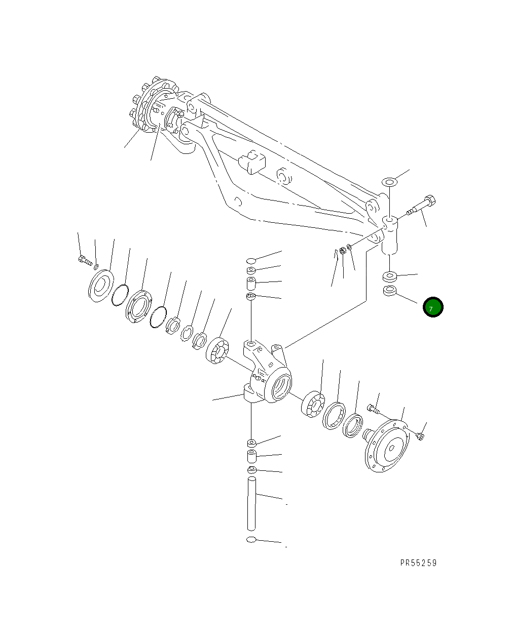 Подшипник 234-27-31270 Komatsu