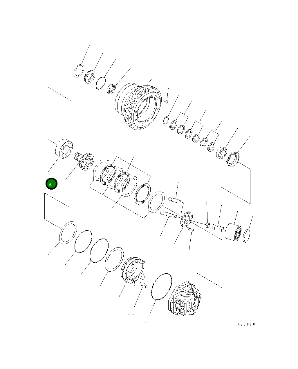 Подшипник 706-88-40880 Komatsu