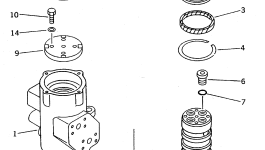 Вал 703-09-92810 Komatsu