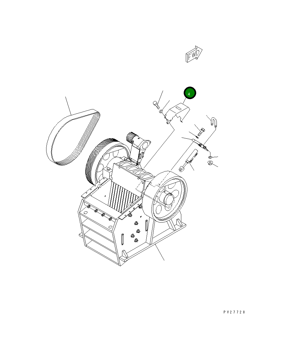 Крышка 8242-70-2560  Komatsu