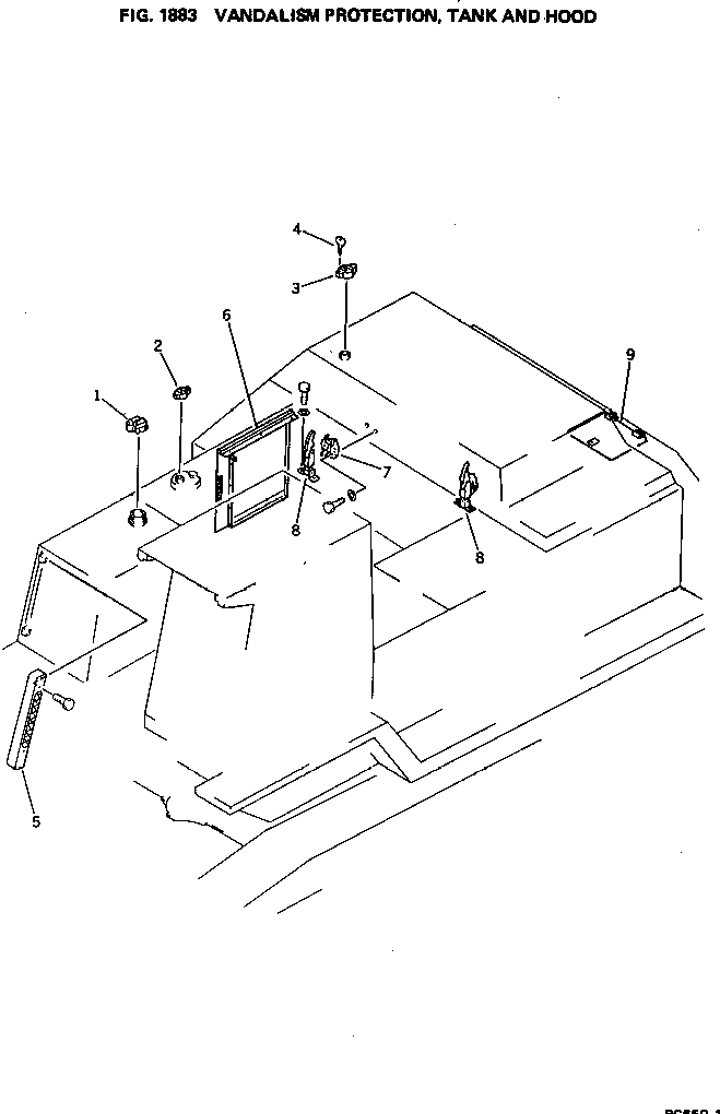 Крышка 209-04-13110 Komatsu