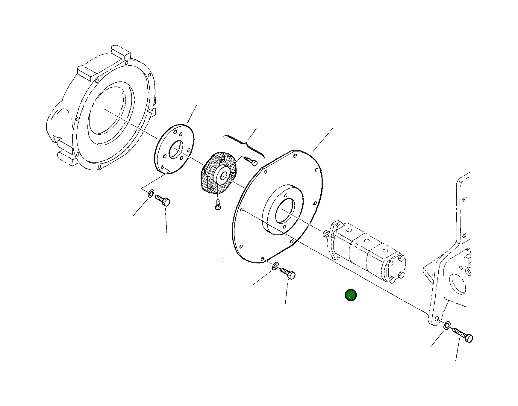 Крышка 3F1004051 Komatsu