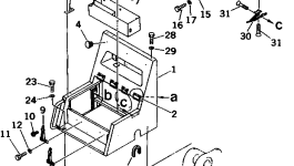 Крышка 21N-54-13530 Komatsu