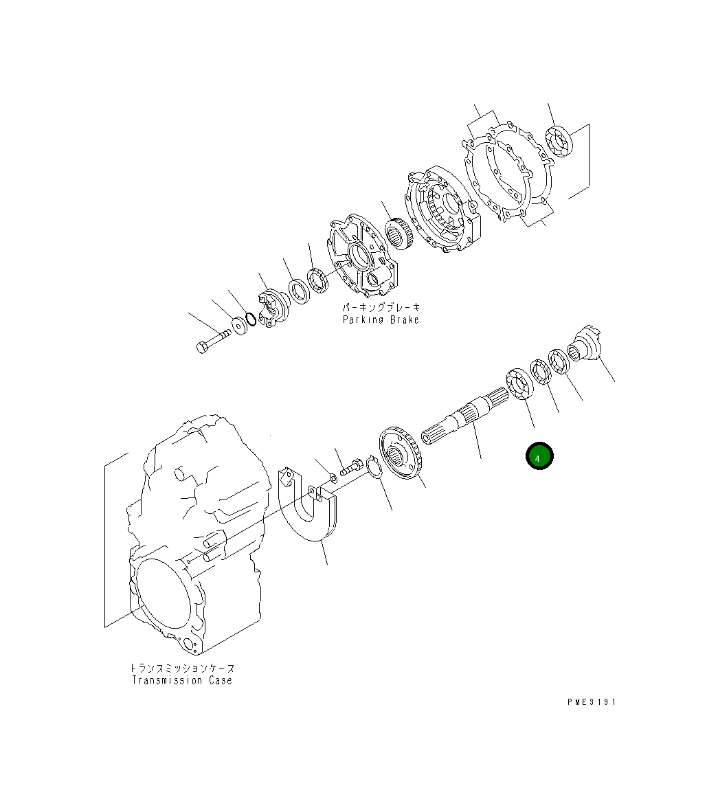 Подшипник 714-11-19360 Komatsu