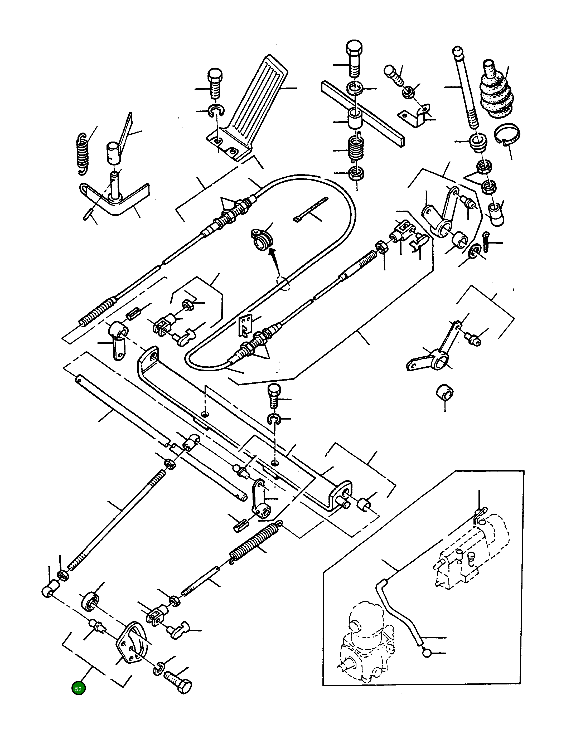Рычаг 3089187M91 Komatsu