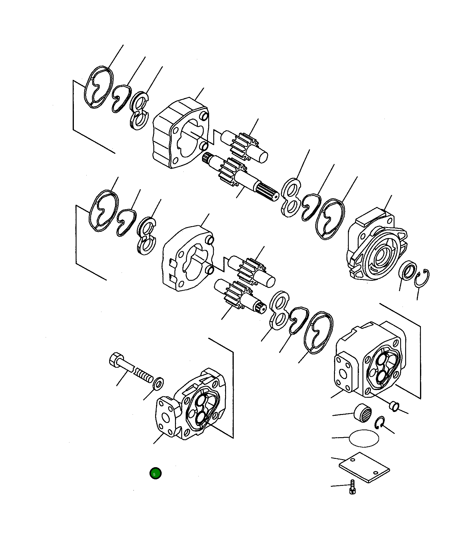 Крышка KB20132-20643 Komatsu