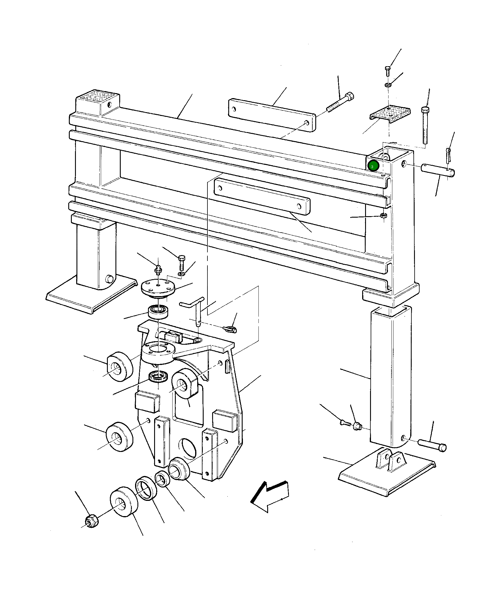 Крышка UE2300008 Komatsu