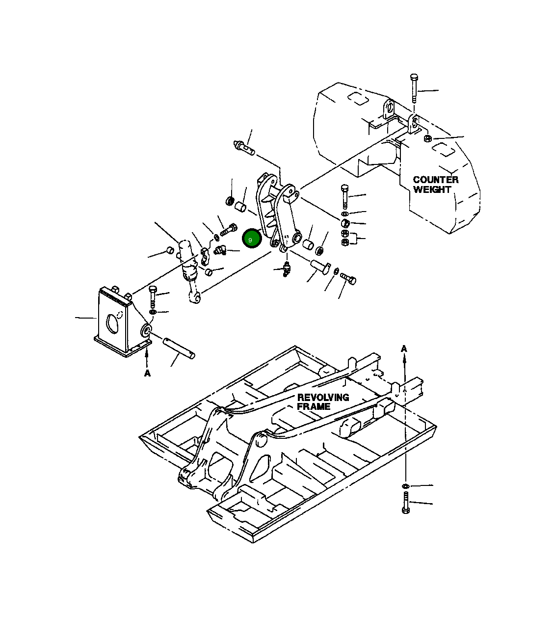 Рычаг 208-46-31540 Komatsu
